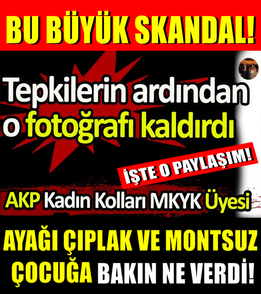 AKP kadın kolları başkanından skandal paylaşım