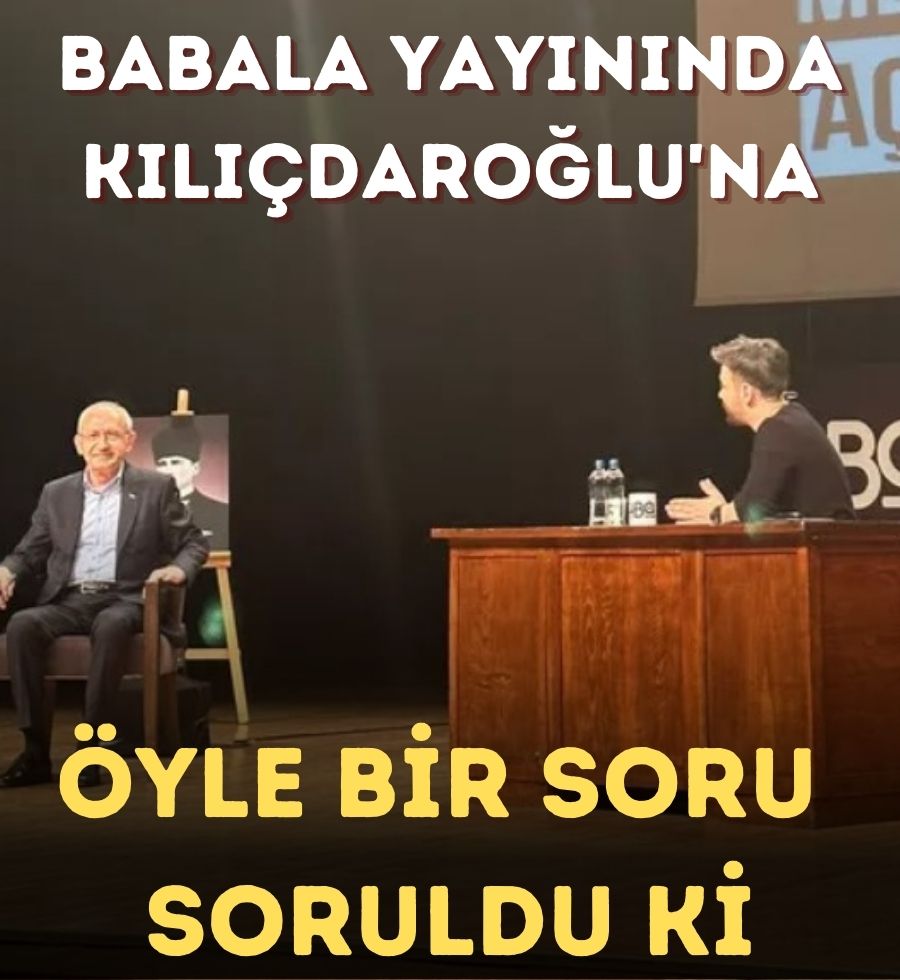 Babala yayınında Kılıçdaroğlu'na öyle bir soru soruldu ki...Salondakiler şaştı kaldı...