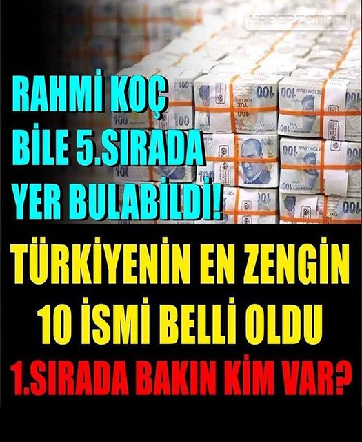 En zengin 10 Türk belli oldu