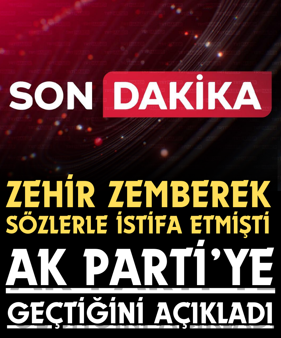 Partisinden istifa eden milletvekili AK Parti'ye geçiyor!