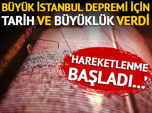 Uzman isim büyük İstanbul depremi için tarih ve büyüklük verdi!